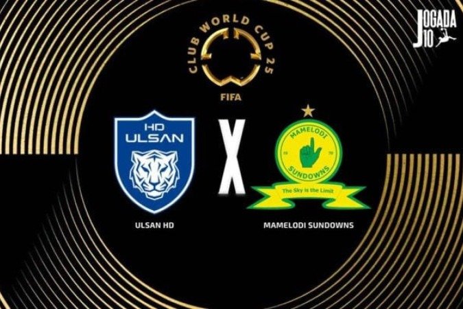 Ulsan e Mamelodi jogam nesta terça-feira pela primeira rodada do Grupo F do Mundial de Clubes da Fifa - (crédito: Arte: Jogada10) Ulsan e Mamelodi jogam nesta terça-feira pela primeira rodada do Grupo F do Mundial de Clubes da Fifa - (crédito: Arte: Jogada10)