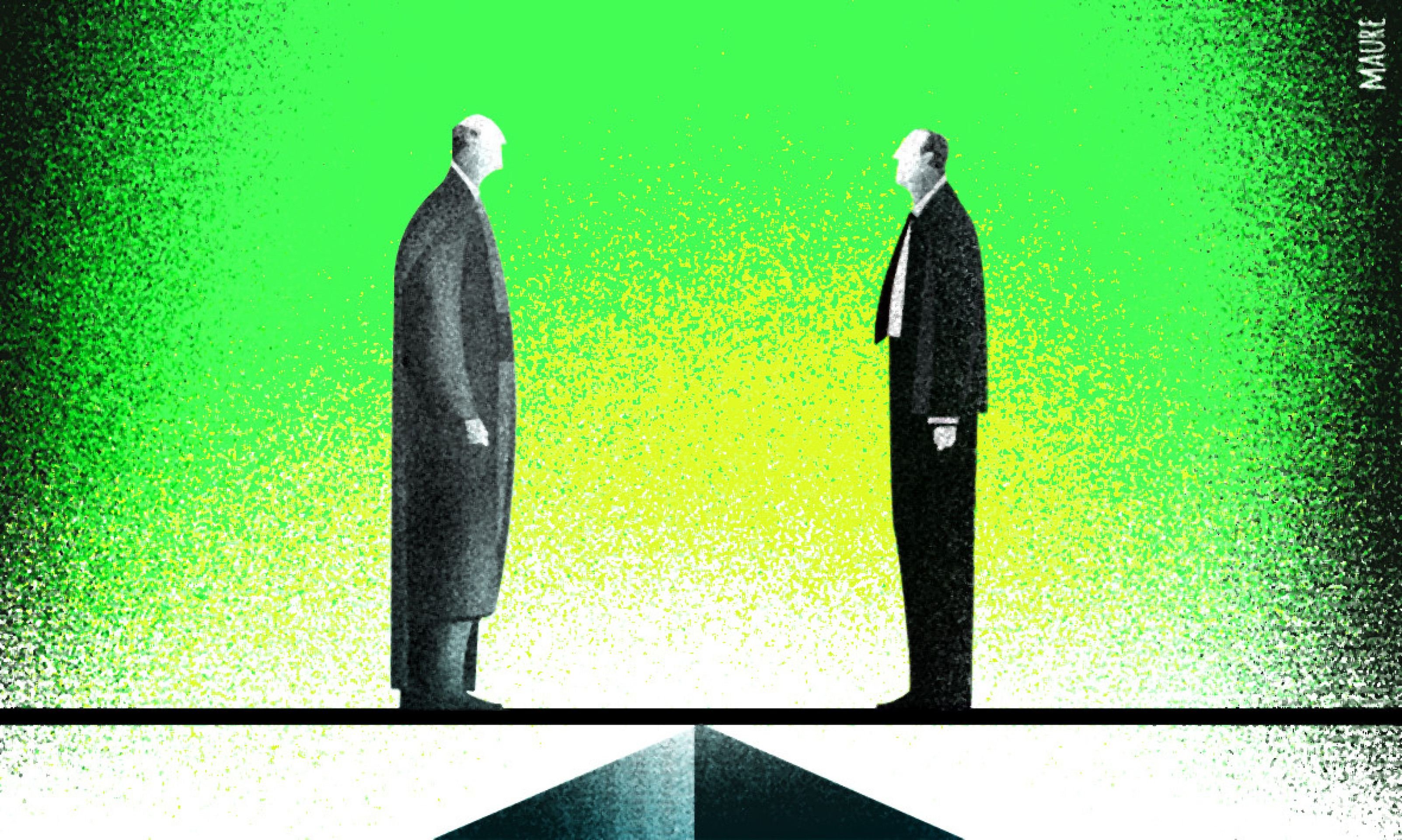 A esquerda necessária e esgotada