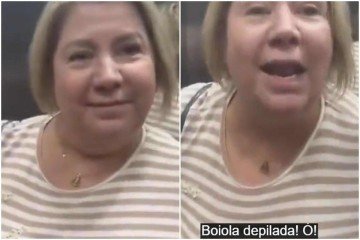 Adriana fez novos ataques homofóbicos contra três homens -  (crédito: Reprodução/Redes sociais)