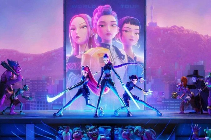 Guerreiras do K-pop está disponível no catálogo da Netflix - (crédito: Divulgação/Netflix) Guerreiras do K-pop está disponível no catálogo da Netflix - (crédito: Divulgação/Netflix)