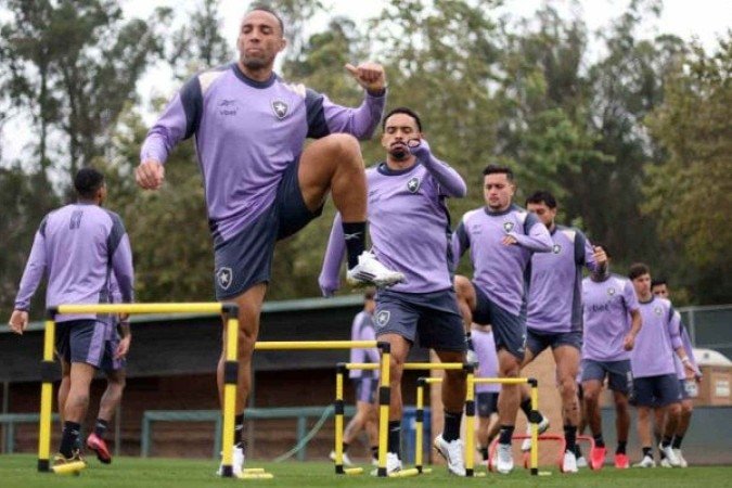 Botafogo treina no Westmont College - (crédito: Foto: Vitor Silva/Botafogo) Botafogo treina no Westmont College - (crédito: Foto: Vitor Silva/Botafogo)