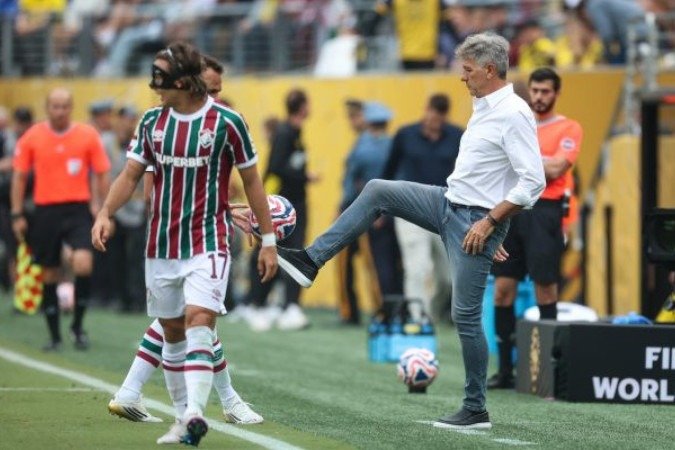 Renato Gaúcho comenta empate do Fluminense com o Borussia Dortmund - (crédito: Foto: MARCELO GONÇALVES / FLUMINENSE F.C.) Renato Gaúcho comenta empate do Fluminense com o Borussia Dortmund - (crédito: Foto: MARCELO GONÇALVES / FLUMINENSE F.C.)