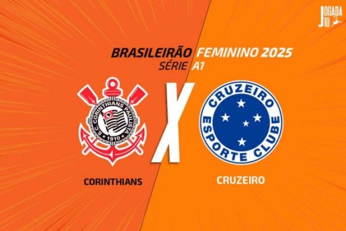 Corinthians e Cruzeiro fazem duelo de líderes no Brasileirão Feminino  -  (crédito:  Foto: Arte/Jogada10)