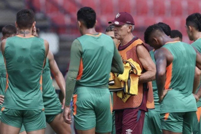 Renato Gaúcho durante a preparação do Fluminense para a estreia no Mundial - (crédito: Foto: Marcelo Gonçalves/Fluminense) Renato Gaúcho durante a preparação do Fluminense para a estreia no Mundial - (crédito: Foto: Marcelo Gonçalves/Fluminense)