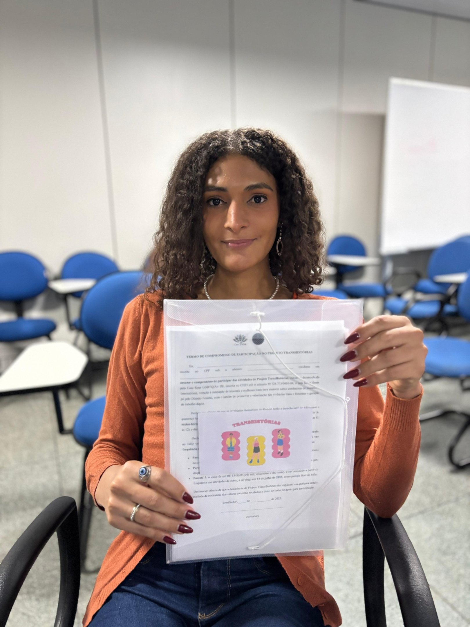 Amanda Costa: termo de compromisso de participação