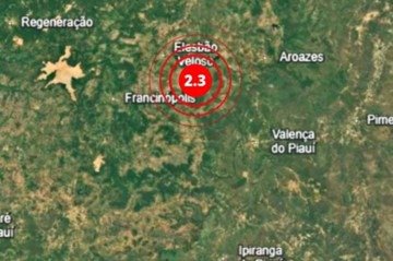 Não há informações de que os moradores tenham sentido o sismo -  (crédito: Reprodução/Instagram/@redesismograficabr)