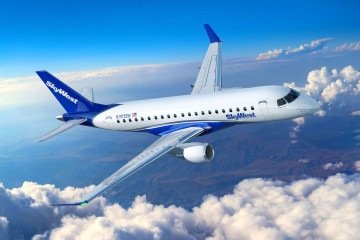 Acordo inclui ainda direitos de compra de outros 50 jatos do mesmo modelo, ampliando o potencial total da encomenda -  (crédito: Divulgação/Embraer)