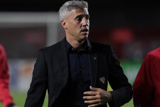 Hernán Crespo está de volta ao São Paulo - (crédito: Foto: Paulo Pinto/São Paulo FC) Hernán Crespo está de volta ao São Paulo - (crédito: Foto: Paulo Pinto/São Paulo FC)