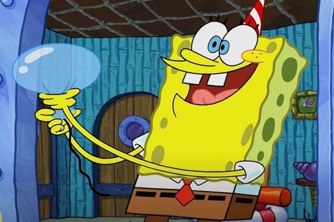 Você sabe a idade do Bob Esponja? A carteira de motorista revela ao público que ele nasceu no dia 14 de julho de 1986. 
 -  (crédito: Reprodução/ Bob Esponja
)