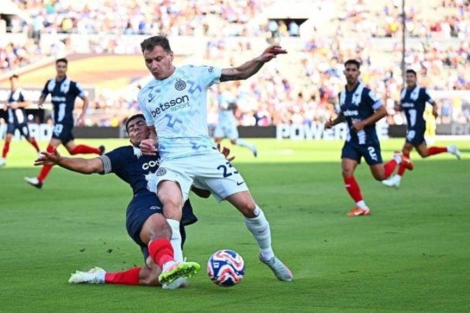 Inter ficou apenas no empate contra o Monterrey - (crédito: Foto: Divulgação/FC Internazionale Milano) Inter ficou apenas no empate contra o Monterrey - (crédito: Foto: Divulgação/FC Internazionale Milano)