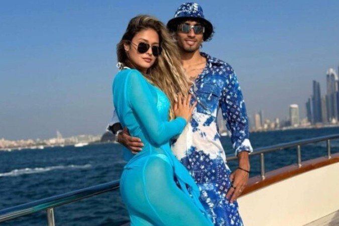 Natalia Belloli e Raphinha - (crédito: Reprodução / Instagram) Natalia Belloli e Raphinha - (crédito: Reprodução / Instagram)