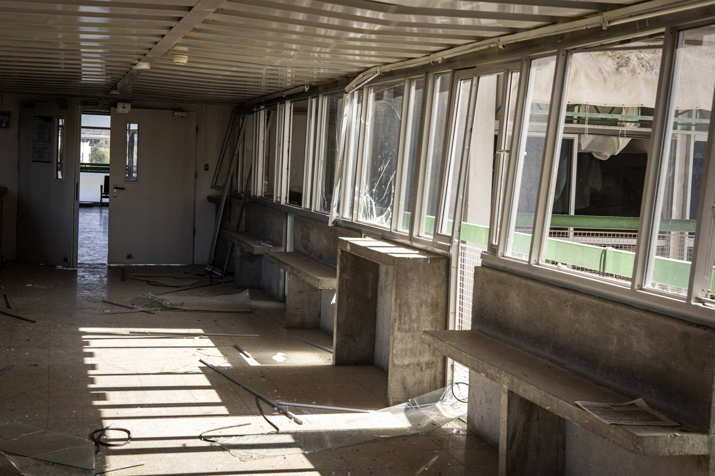 Hospital Soroka, em Beersheba, no sul de Israel, é atingido por míssel iraniano na manhã desta quinta-feira (19/6) foto: AFP