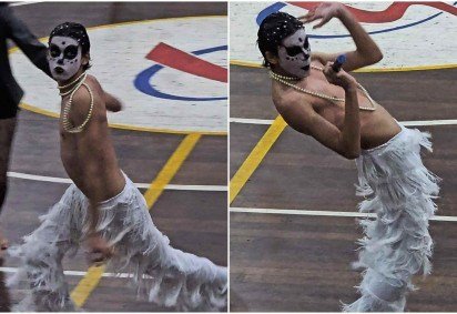 O jovem de Salvador dança há 13 anos -  (crédito: Reprodução/Instagram/@savallinha)