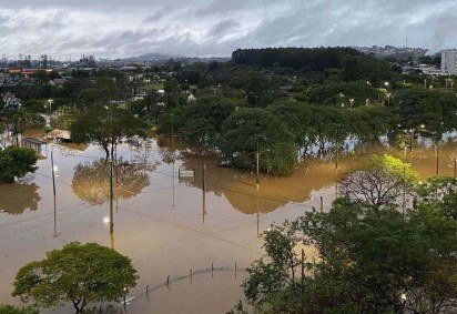Eventos extremos, como as enchentes ocorridas no Rio Grande do Sul, podem voltar a acontecer  -  (crédito: AGEU KEHRWALD ) -Eventos extremos, como as enchentes ocorridas no Rio Grande do Sul, podem voltar a acontecer  -  (crédito: AGEU KEHRWALD )