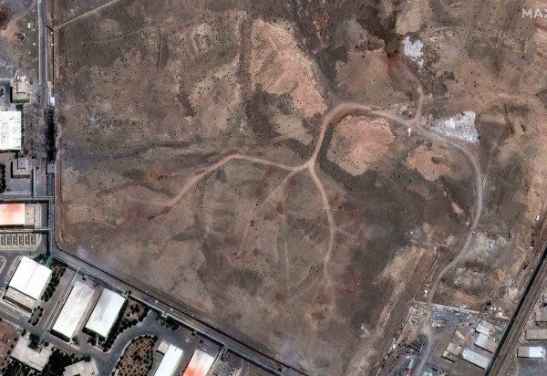 Handout / Satellite image Maxar Technologies / AFP