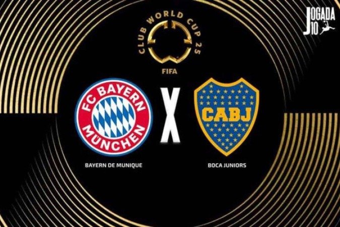 Após meter 10 a 0, Bayern volta a campo para pegar o Boca Juniors -  (crédito: Arte: Jogada10)