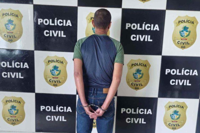 Homem que tentou arrancar a cabeça de idosa em Cristalina é preso -  (crédito: PCGO)