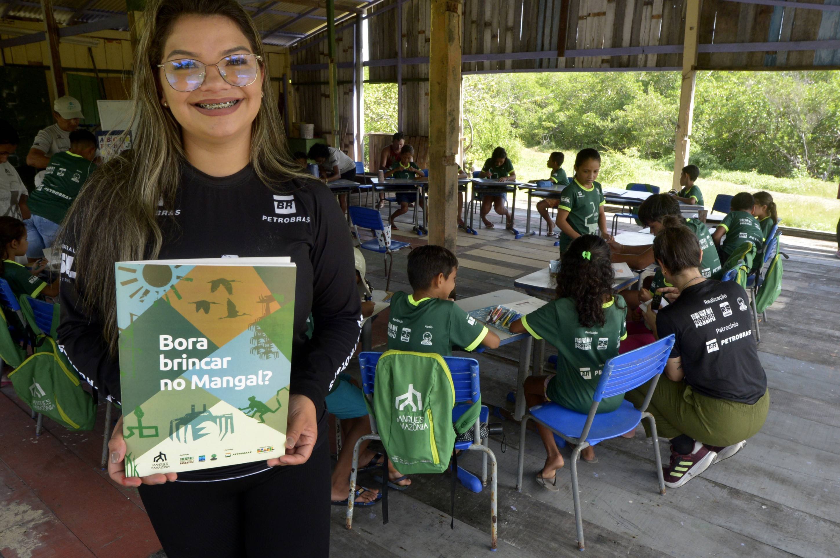  16/06/2025 Crédito: Marcelo Ferreira/CB/D.A Press. Brasil. Brasília - DF - Bragança ( Pará), Projeto Mangues da Amazônia. Pâmela Gonçalves, professora do Mangues da Amazônia.