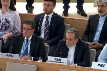 Ataque de Israel é uma traição à diplomacia, diz ministro do Irã na ONU - Handout/UNITED NATIONS/AFP