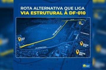 Os serviços, sob a execução do Departamento de Estradas de Rodagem do Distrito Federal (DER-DF) -  (crédito: Divulgação/Agência Brasília)