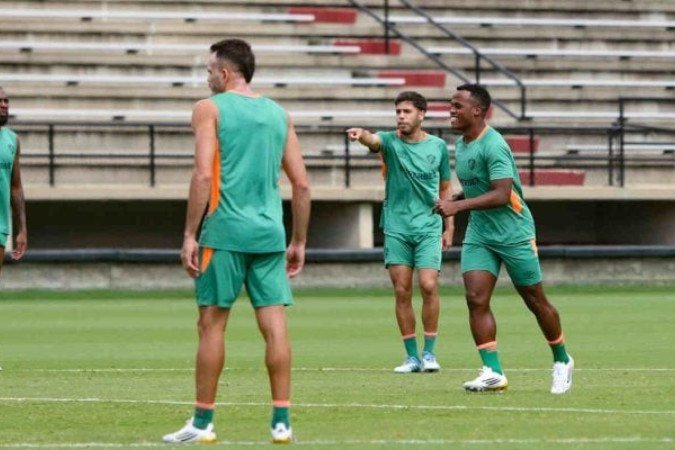 A nova fornecedora esportiva estampará a marca nos uniformes de jogo e treino  -  (crédito: Foto: Marcelo Gonçalves/Fluminense )
