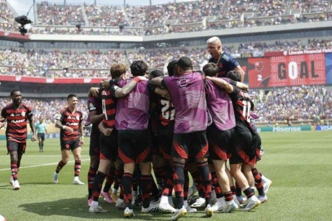 Flamengo venceu o Chelsea pelo Mundial de Clubes - (crédito: Foto: Gilvan de Souza/Flamengo) Flamengo venceu o Chelsea pelo Mundial de Clubes - (crédito: Foto: Gilvan de Souza/Flamengo)