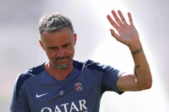 Luis Enrique analisa desempenho do Pris Saint-Germain no revés para o Botafogo, nos Estados Unidos -  (crédito: Foto: Stu Forster/Getty Images)
