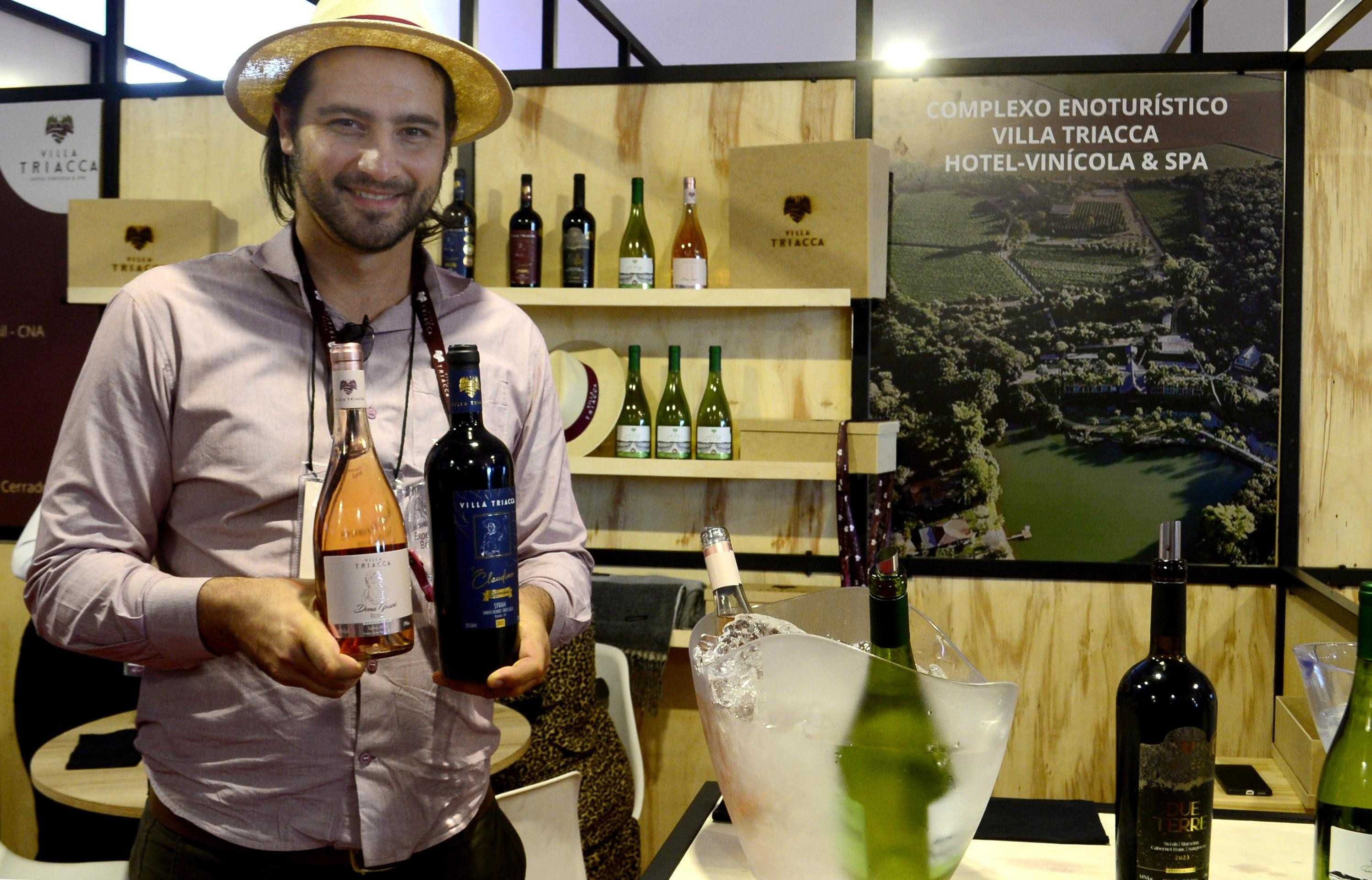  21/06/2025 Crédito: Marcelo Ferreira/CB/D.A Press. Brasil. Brasília - DF - Expovitis Brasil 2025. Gabriel Triacca - expositor