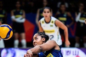 Ana Cristina marcou 26 pontos na partida -  (crédito: VolleyballWorld/Reprodução)