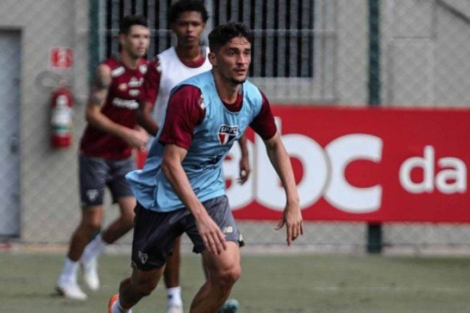 Pablo Maia volta a entrar na mira do mercado do exterior -  (crédito: Foto: Fellipe Lucena / São Paulo FC)
