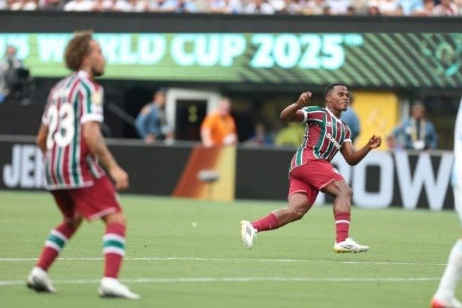 Arias comemora vitória dramática do Fluminense no Mundial de Clubes -  (crédito: Foto: Marcelo Gonçalves/Fluminense)