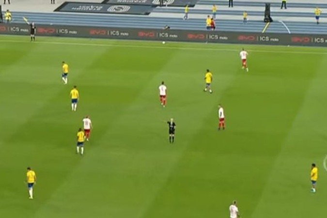 Brasil e Polônia empatam por 2 a 2, neste sábado -  (crédito: Foto: Reprodução/Youtube)