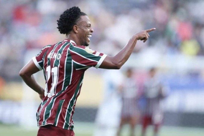 Keno vibra com gol pelo Fluminense - (crédito: Foto: Marcelo Gonçalves/Fluminense) Keno vibra com gol pelo Fluminense - (crédito: Foto: Marcelo Gonçalves/Fluminense)