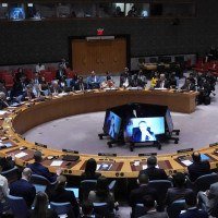 China, Fran&ccedil;a, Federa&ccedil;&atilde;o Russa, Reino Unido e Estados Unidos s&atilde;o os cinco membros permanentes do Conselho e contam com poder de veto. Outros 10 pa&iacute;ses s&atilde;o membros n&atilde;o-permanentes e n&atilde;o t&ecirc;m poder de veto.  -  (crédito:  Bryan R. SMITH / AFP)