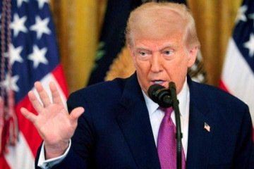 'Não é politicamente correto usar o termo mudança de regime, mas sim, o atual regime iraniano não pode fazer com que o Irã volte a ser grande', diz Trump -  (crédito: BBC)