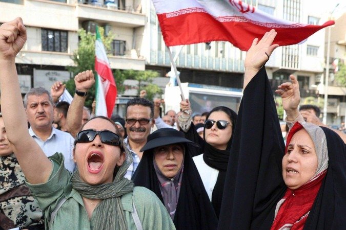 Governo iraniano restringiu o acesso à internet, limitando o fluxo de informações no país - (crédito: EPA) Governo iraniano restringiu o acesso à internet, limitando o fluxo de informações no país - (crédito: EPA)