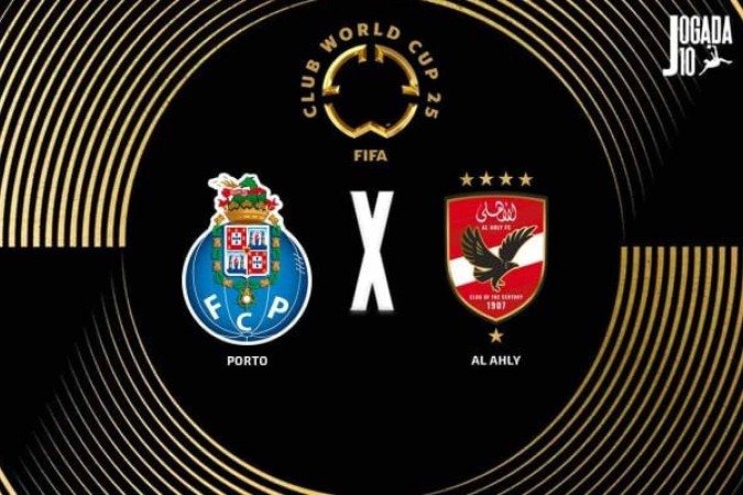Porto e Al Ahly se enfrentam para fechar o Grupo A do Mundial de Clubes - (crédito: Arte: Jogada10) Porto e Al Ahly se enfrentam para fechar o Grupo A do Mundial de Clubes - (crédito: Arte: Jogada10)