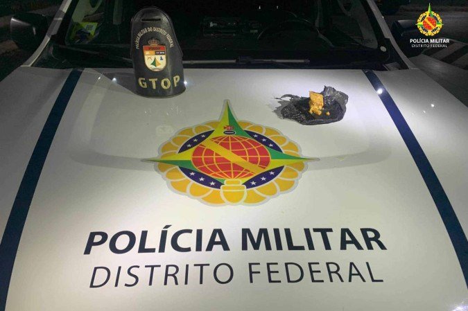 O homem já tinha sido preso em 13 de junho também por tráfico de drogas -  (crédito: PMDF)