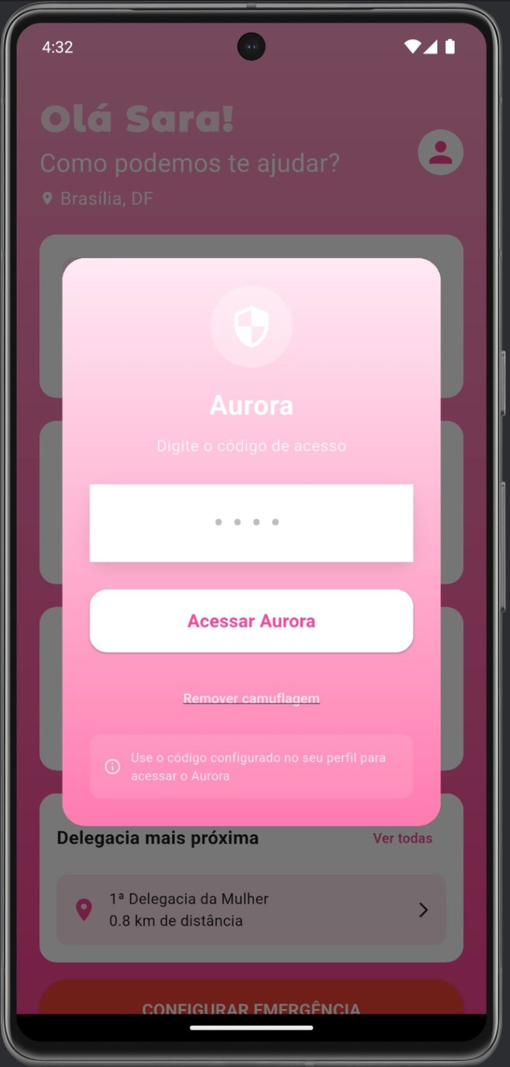 App Aurora, aplicativo Aurora