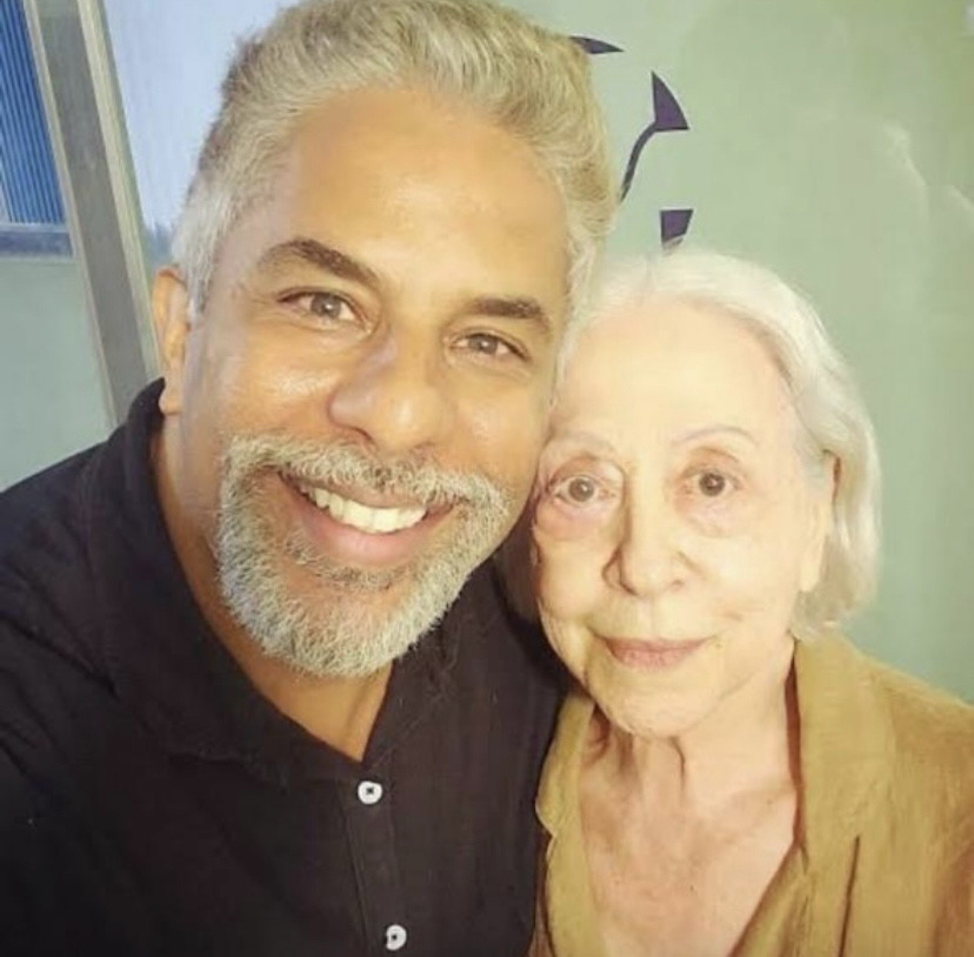Luka Ribeiro e Fernanda Montenegro