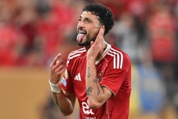 Abou Ali balançou a rede três vezes em uma noite inspirada na despedida da Copa do Mundo de Clubes da Fifa -  (crédito: Angela Weiss/AFP)