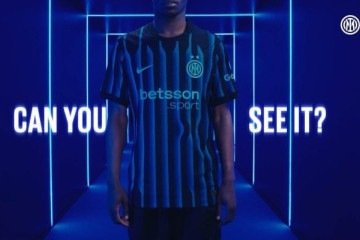 Lançamento da nova camisa da Inter de Milão para temporada 2025/26 -  (crédito: Foto: Reprodução / X Internazionale)