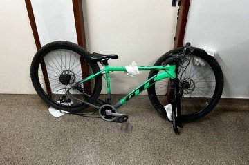 Bicicleta roubada foi recuperada pela Polícia Militar