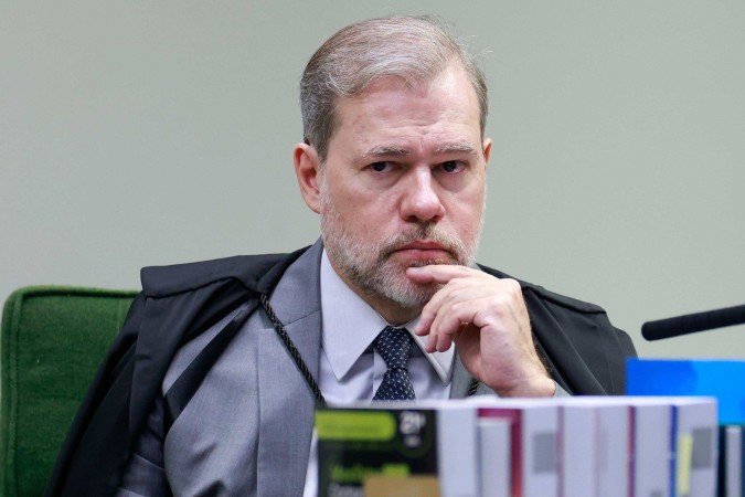 Toffoli convocou as partes envolvidas na ação que pediu suspensão dos processos contra União e INSS. Ideia é tirar solução para ressarcir associados -  (crédito: Andressa Anholete/SCO/STF)