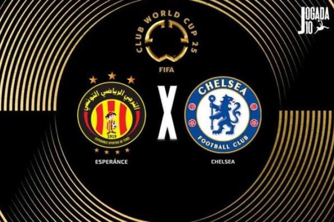 Espérance e Chelsea disputam a segunda vaga do Grupo D - (crédito: Foto: Arte/Jogada10) Espérance e Chelsea disputam a segunda vaga do Grupo D - (crédito: Foto: Arte/Jogada10)