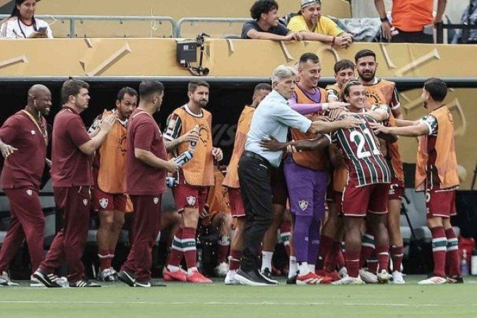 Fluminense sofreu, mas garantiu a vitória sobre o Ulsan HD, nos Estados Unidos - (crédito: - Foto: Lucas Merçon/Fluminense) Fluminense sofreu, mas garantiu a vitória sobre o Ulsan HD, nos Estados Unidos - (crédito: - Foto: Lucas Merçon/Fluminense)