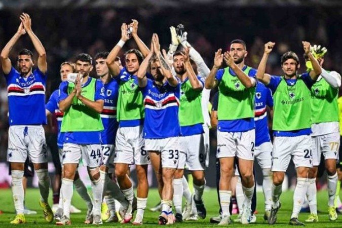 Sampdoria evita queda para a terceira divisão do futebol italiano -  (crédito: Foto: Reprodução/Sampdoria.it)
