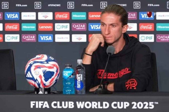 Filipe Luís fará mudanças no Flamengo no último jogo da fase de grupos do Mundial de Clubes - (crédito: Foto: Reprodução / Flamengo TV) Filipe Luís fará mudanças no Flamengo no último jogo da fase de grupos do Mundial de Clubes - (crédito: Foto: Reprodução / Flamengo TV)