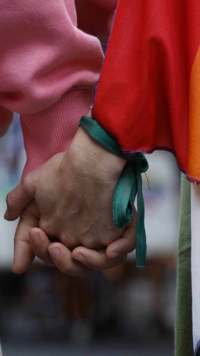 Participantes da 29&ordf; Parada LGBT em S&atilde;o Paulo, realizada no &uacute;ltimo domingo: Sudeste lidera proposi&ccedil;&otilde;es  -  (crédito: Miguel Schincariol/AFP)