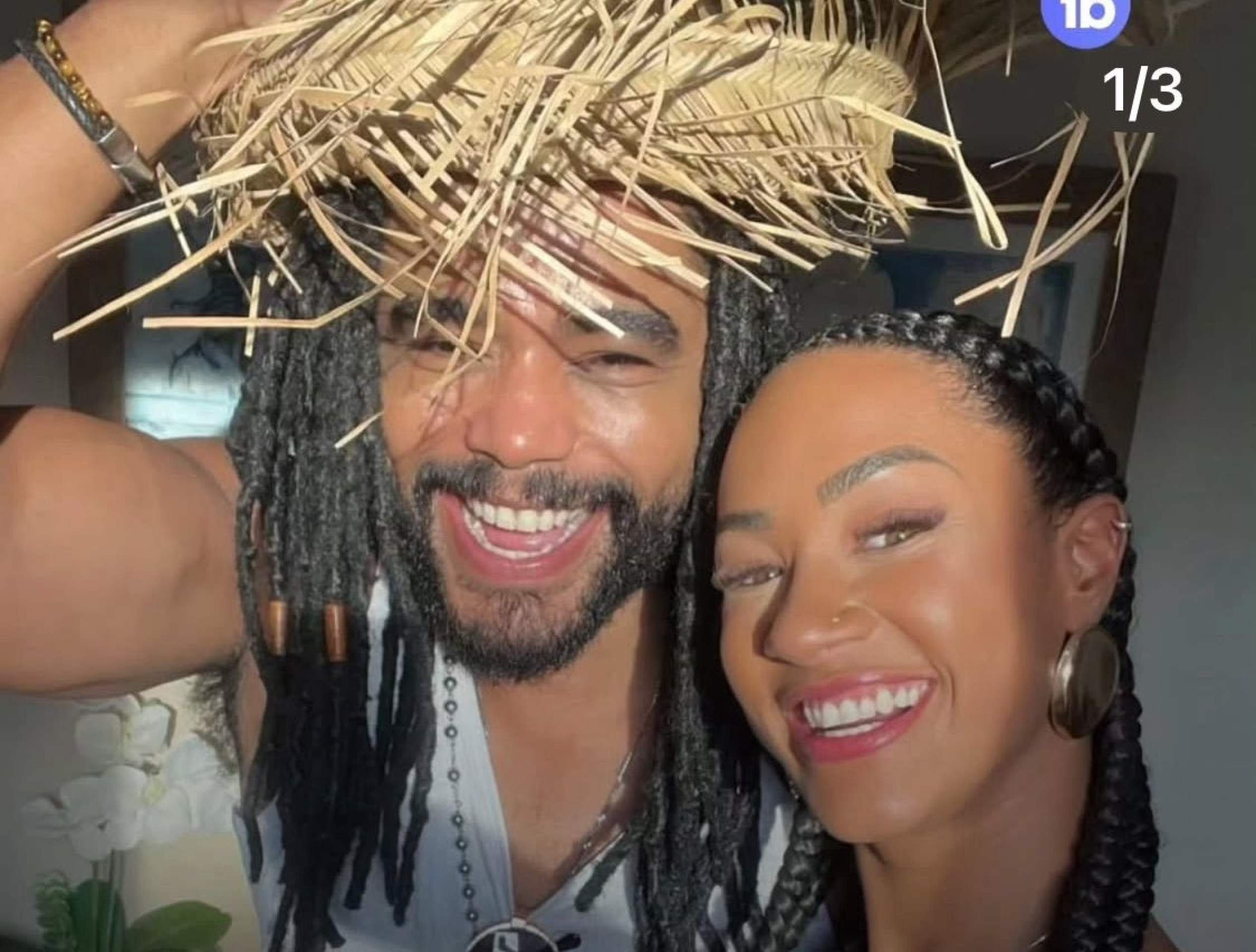 Aline Patriarca curte aniversário ao lado do namorado Diogo Almeida